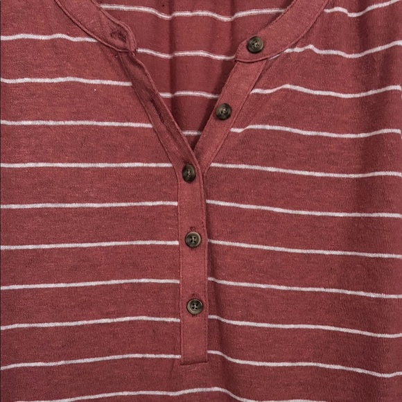 Coral Ribbed Short Sleeve Tee - Picture 3 of 7